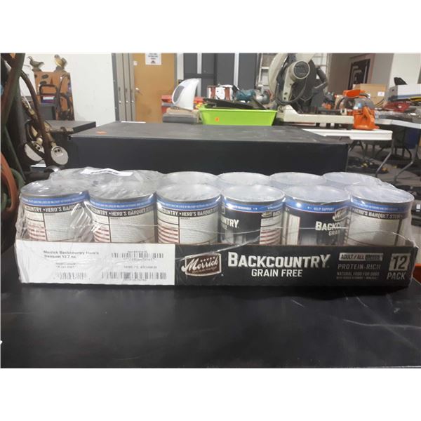 Merrick Backcountry Grain Free Wet Dog Food (12 x 360g)