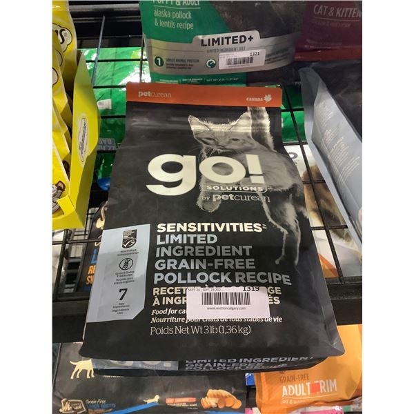 Pet Curean Sensitives Limited Ingredient Grain-Free Pollock Recipe Cat Food (1.36kg)