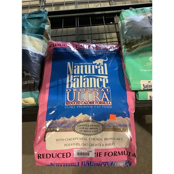 Natural Balance Ultra Premium Adult Cat Food (6.80kg)