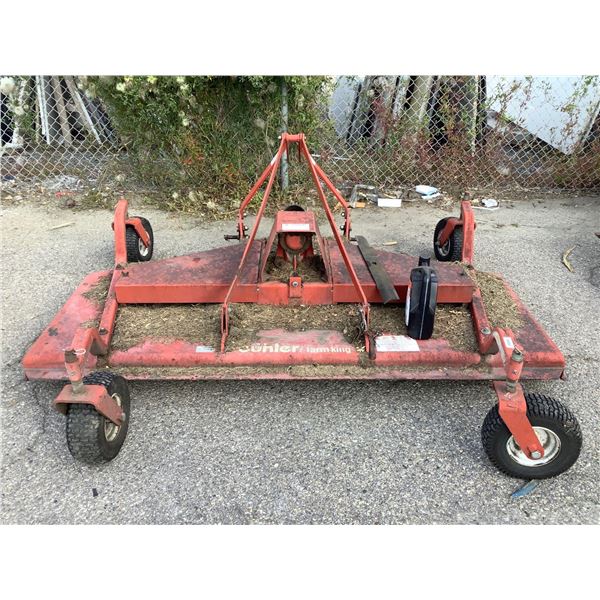 Buhler Farm King Finish Mower - Model: 750R  7 ft mower deck rear discharge .