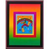 Image 2 : Peter Max- Original Lithograph "Cosmic Jumper on Blends"