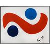 Image 2 : Alexander Calder- Lithograph on Arches Paper "Flying colors - Skybird"