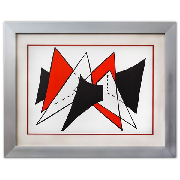 Alexander Calder- Lithograph "DLM141 - Triangles rouges"