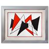 Image 1 : Alexander Calder- Lithograph "DLM141 - Triangles rouges"