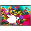 Image 2 : Peter Max- Original Mixed Media "Flower Blossom Lady"