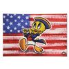 Image 1 : Looney Tunes, "Patriotic Series: Tweety" Numbered Limited Edition on Canvas with COA. This piece com
