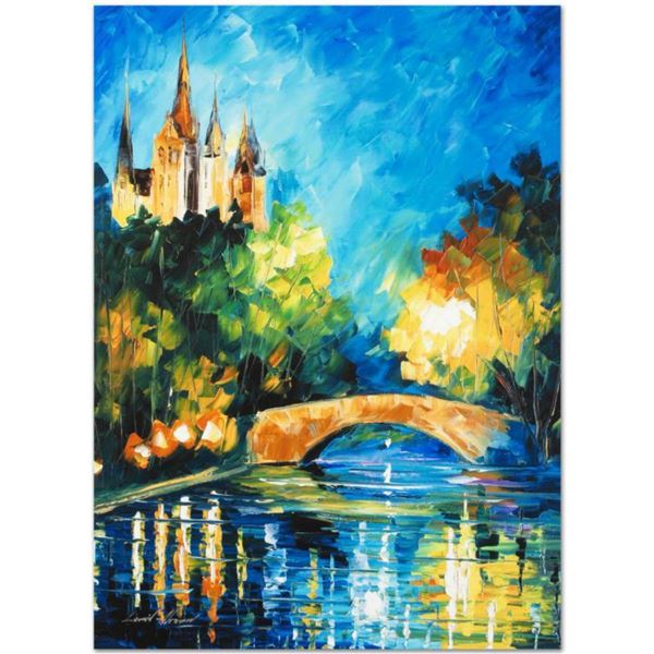 Leonid Afremov (1955-2019) "Perfect Night" Limited Edition Giclee on Canvas, Numbered and Signed. Th