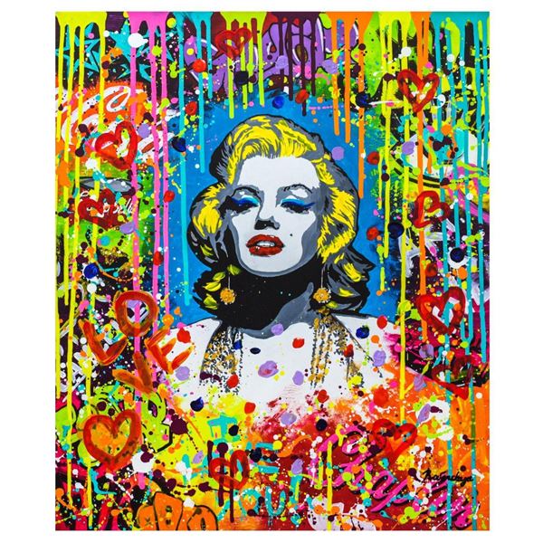 Nastya Rovenskaya- Mixed Media "Blonde Bombshell"