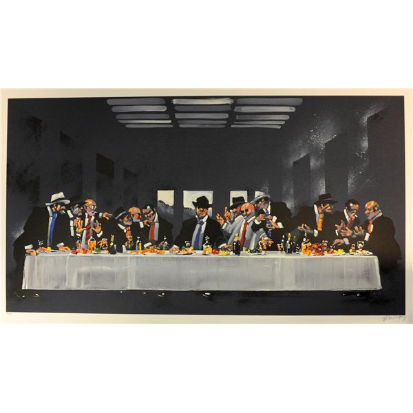 Waldemar Swierzy (1931-2013)- Hand Pulled Original Lithograph "Last Brunch"