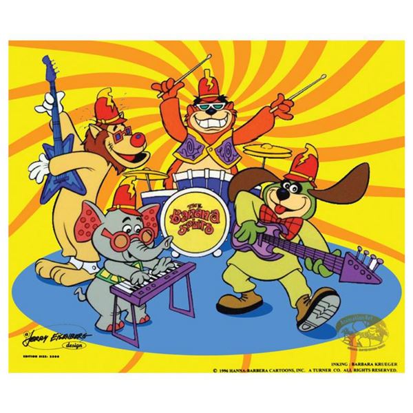 "Tra La La" Limited Edition Sericel featuring The Banana Splits from Hanna-Barbera. Includes Certifi