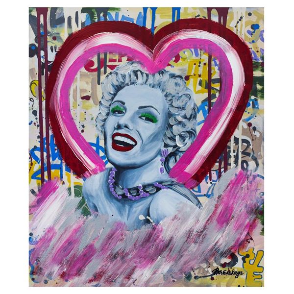 Nastya Rovenskaya- Mixed Media "Smile"