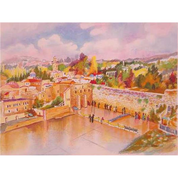 Zina Roitman- Original Serigraph "Jerusalem"