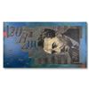 Image 1 : Steve Kaufman (1960-2010) "Israel Money (20)" Hand Signed and Numbered Limited Edition Hand Pulled s