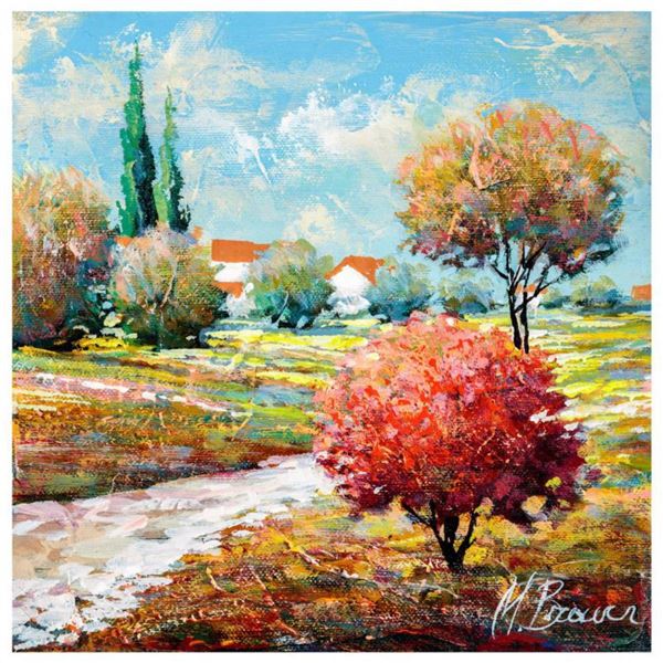 Mark Braver, "Perfect Charm" Original Oil Painting on Canvas, Hand Signed with Letter of Authenticit