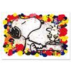 Image 1 : "Super Star" Limited Edition Hand Pulled Original Lithograph (36" x 27") by Renowned Charles Schulz 