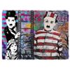 Image 1 : Mark Braver- Original Mixed Media "Chaplin"
