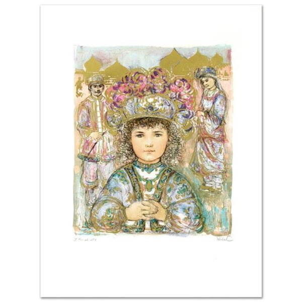  Darya's Daughter  Limited Edition Lithograph by Edna Hibel (1917-2014), Numbered and Hand Signed wi