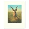 Image 1 : Peter Darro (1917-1997), "Pronghorns" Limited Edition Lithograph, Numbered and Hand Signed with Lett