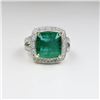 Image 2 : Luxury G.I.A. certified Natural Emerald