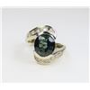 Image 3 : Natural Green Sapphire Ring