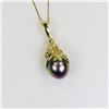 Exquisite Hawaiian Artisan Crafted Black Pearl