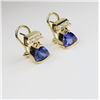 Image 2 : Brilliant Contemporary Trilliant cut Tanzanite