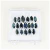 Image 1 : 18 Loose Marquise cut Blue Sapphires
