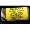 Image 1 : $25 Roll of 2002 Golden Dollar Coins