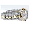 Image 6 : Rolex Ladies 2 Tone SS/YG MOP Diamond & Ruby Oyster Perpetual Datejust Wristwatc