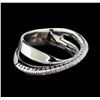 Image 1 : 0.25 ctw Diamond Ring - 14KT White Gold