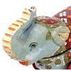 Image 2 : East Indian Carved Wood Elephant Trinket Box