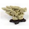 Image 3 : Chinese Carved Soapstone Goldfish Sculpture