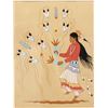 Image 2 : Navajo Harrison Begay Serigraph Print