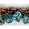 Image 2 : Morenci Turquoise, Magnesite, and Copper Bracelet