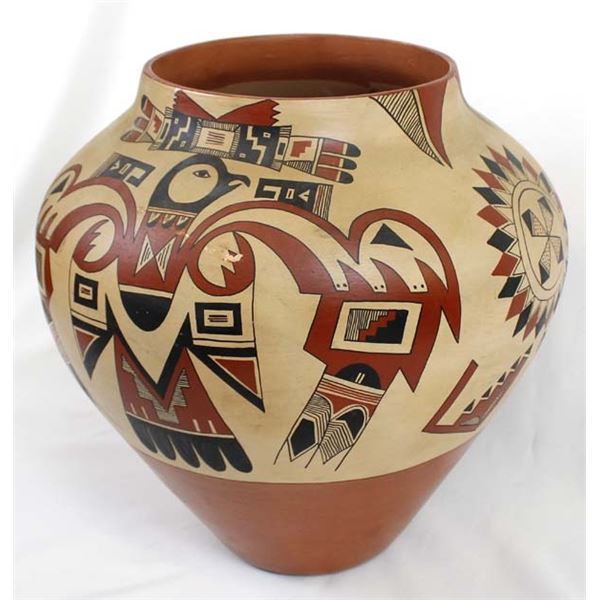 Large Jemez Pottery Olla, Ms. Percingula R. Tosa