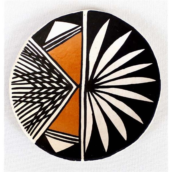 Native American Acoma Pottery Shallow Bowl