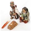 Image 1 : Peruvian Pottery 3 Piece Nativity Set