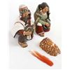 Image 5 : Peruvian Pottery 3 Piece Nativity Set