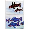 Image 1 : 2 Northwest Coast Style Acrylic Paintings