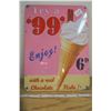 Image 1 : Heavy Metal 99 Cone Sign 6" X 8"