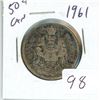 Image 1 : 1961 Canadian 50¢