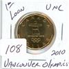 Image 1 : 2010 Canadian $1.00 Vancouver unc