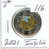Image 1 : 2021 Canadian toonie $2.00 Insulin