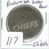 Image 1 : NFL Budweiser token Superbowl Chiefs