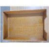 Image 3 : 2 large - Banker's wooden IN/OUT  correspondence trays