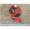 Image 1 : 1/4 inch - 6 foot plastic coded steel bicycle anti theft cable & lock