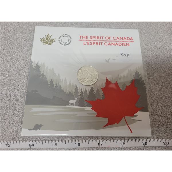 2017 - $3.00 - Pure Silver Gift Coin - The Spirit of Canada (Sealed)