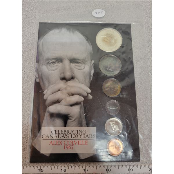 1967 - Alex Colville Set - (Double Struck) 100 Year Anniversary (Some Toning)
