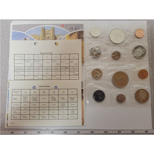 1983 & 1984 Specimen Sets