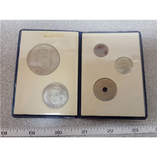 1978 - Full Set of Denmark Coins - 5K, 1K,25Ore,10Ore,5Ore